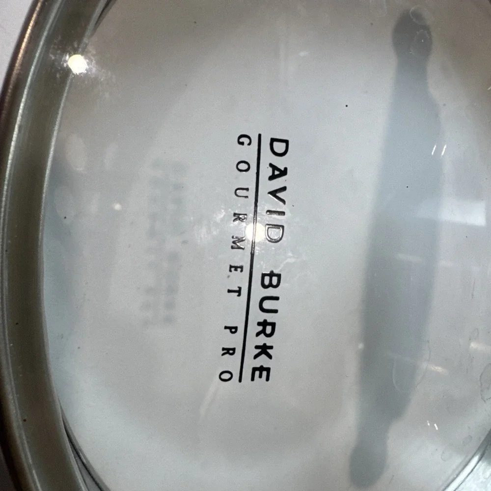 David Burke Gourmet Pro Stature EZ Strain 2.5 qt Saucepan double pour and lid